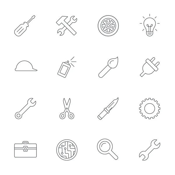 Repair tools icons. — Stock Vector