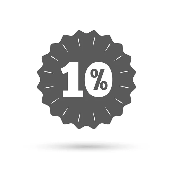 10 pour cent signe de réduction — Image vectorielle