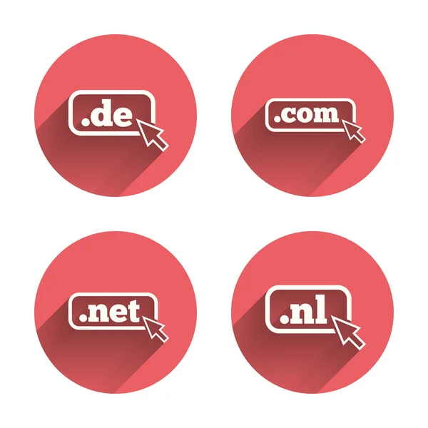 Top-Level-Domains. — Stockvektor