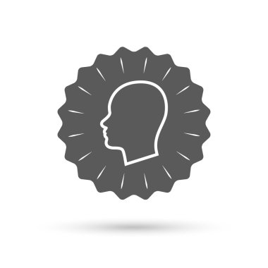 baş işareti simgesi.