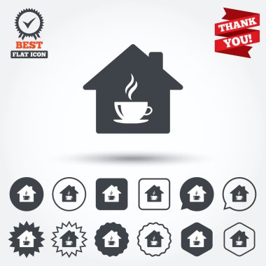 Coffee shop icons clipart
