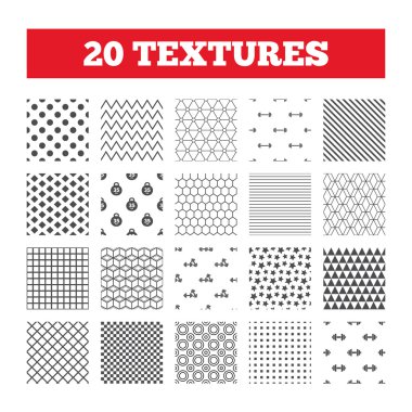 Halter simgeler. Fitness Spor sembolleri.