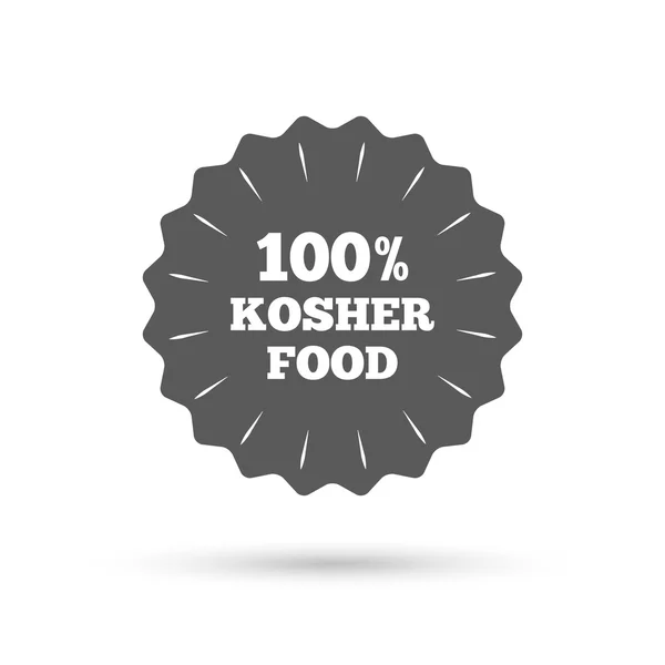 Kosher food product sign — Stock Vector