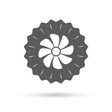 Havalandırma işareti simgesi.