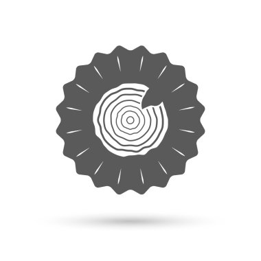 ahşap işareti simgesi.