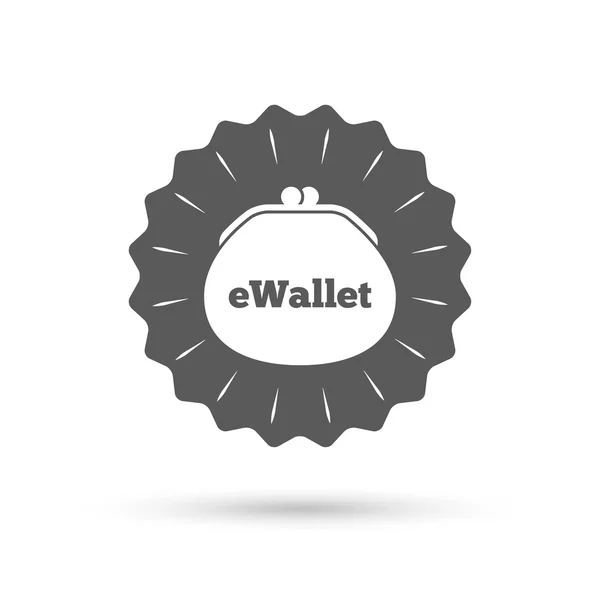 Ewallet 기호 아이콘. — 스톡 벡터