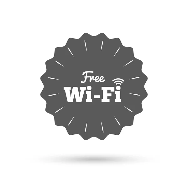 Gratis wifi teken. — Stockvector