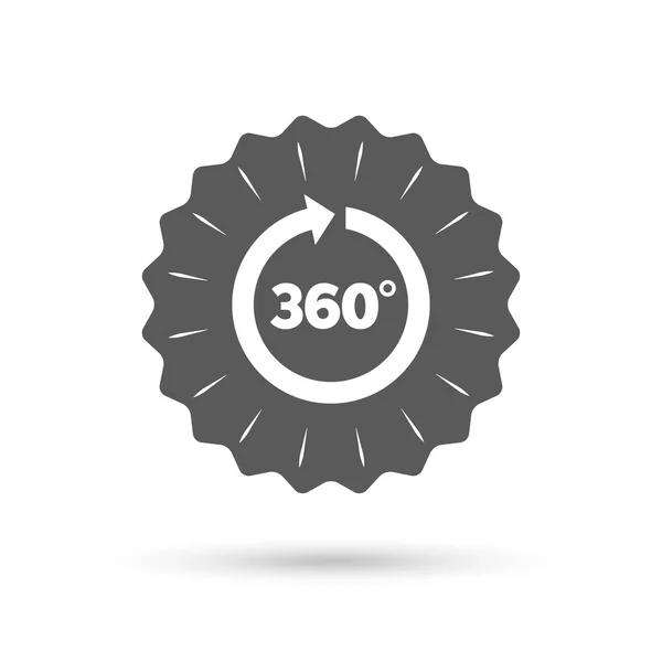 Угол 360 градусов — стоковый вектор