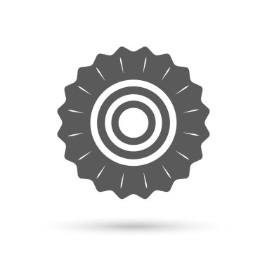 hedef hedef işareti simgesi.