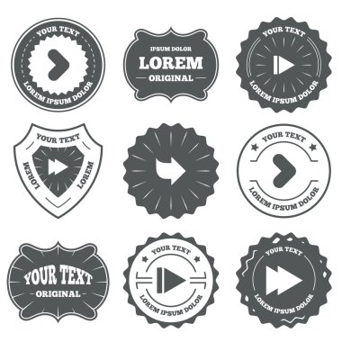 Ok simgeleri. Sonraki gezinme