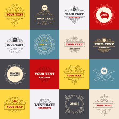 okul simgelerine geri dön.