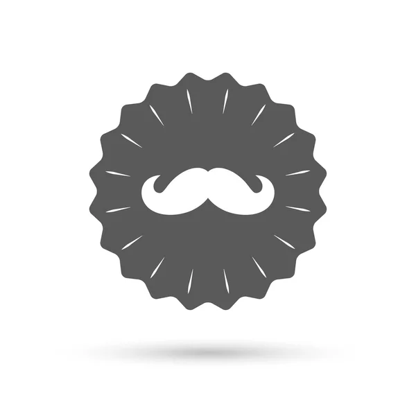 Εικονίδιο "υπογραφή" hipster μουστάκι — Διανυσματικό Αρχείο