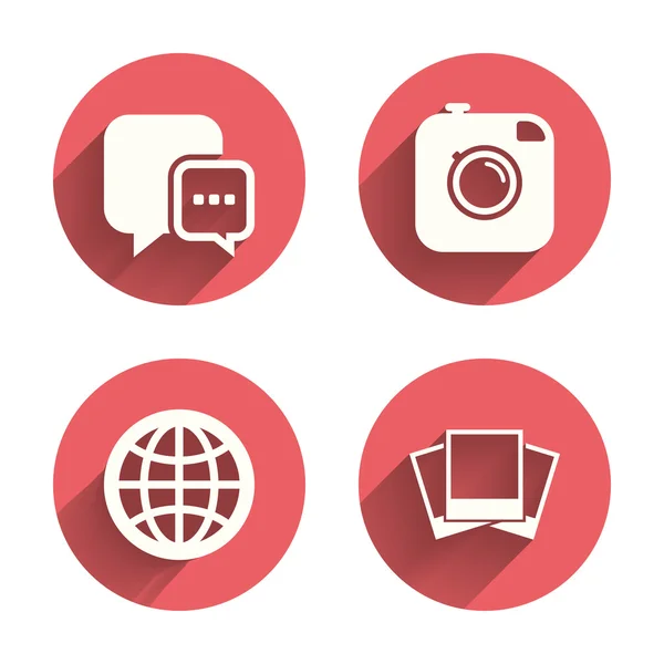 Iconos de redes sociales. — Vector de stock