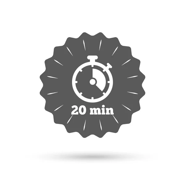 Timer teken pictogram. — Stockvector