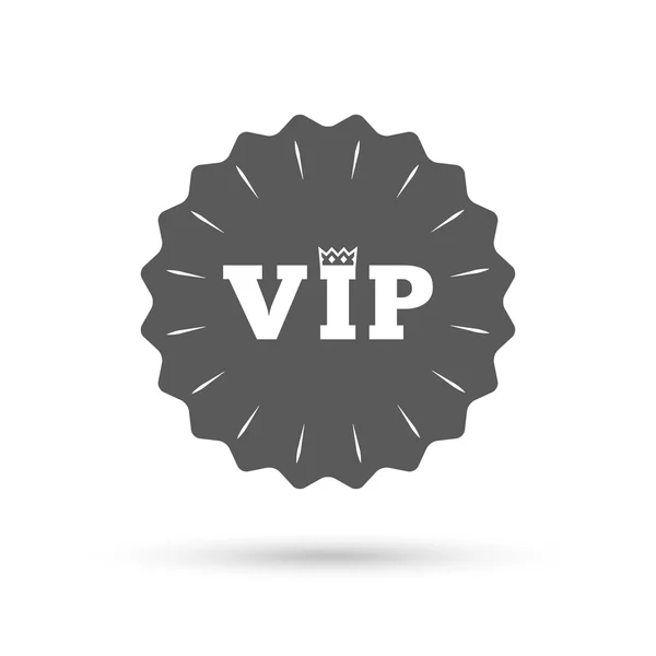 VIP-teken pictogram. — Stockvector