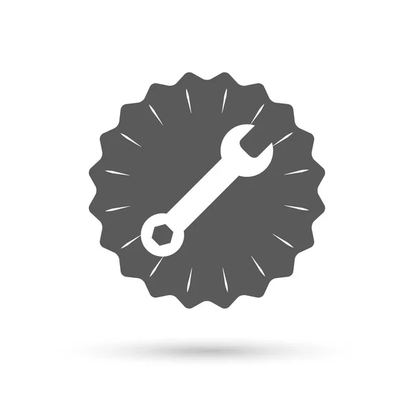 Wrench key sign icon. — Stock Vector