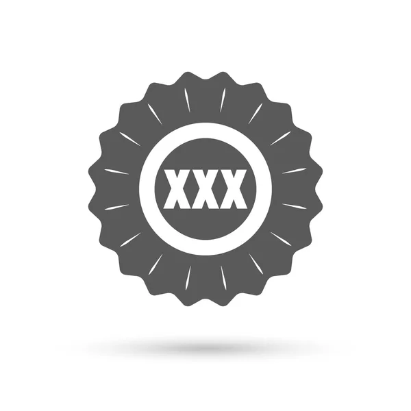 XXX segno icona . — Vettoriale Stock