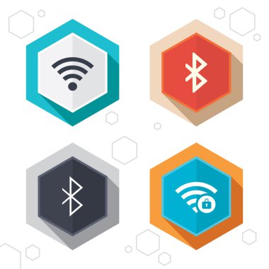 WiFi ve Bluetooth simgeler