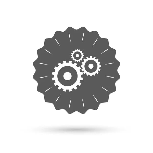 Cog settings sign icon. — Stock Vector