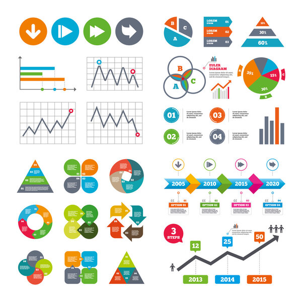 Next navigation signs symbols.