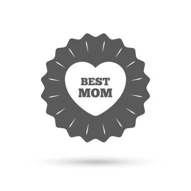 En iyi anne işareti simgesi.