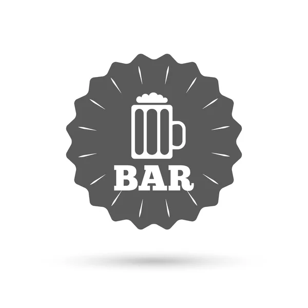 Symbol für Bar oder Kneipe. — Stockvektor