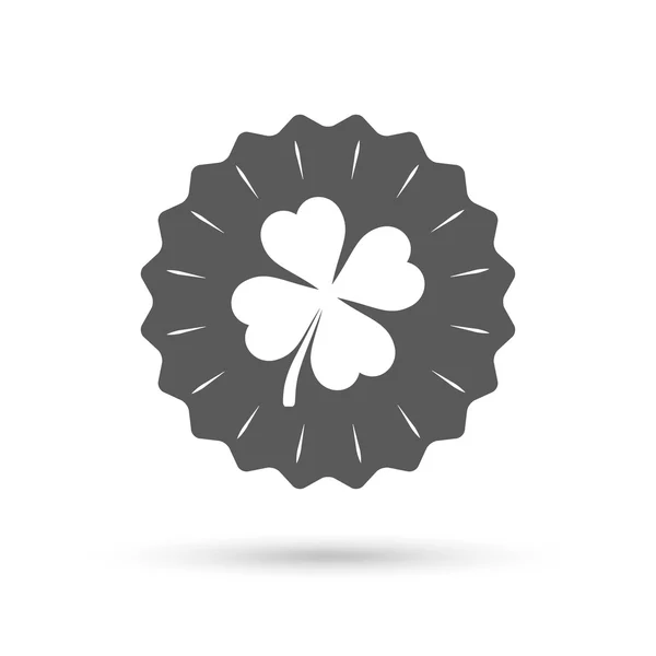 Clover  sign. St. Patrick symbol — Stockový vektor