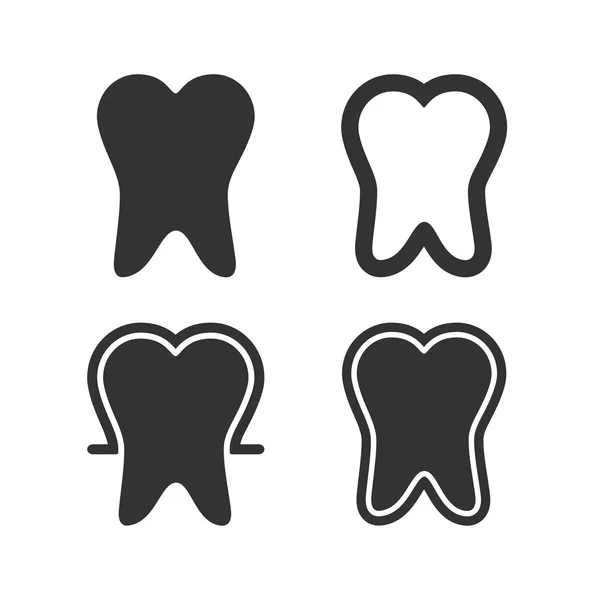 Tooth enamel protection icons. — Stock Vector