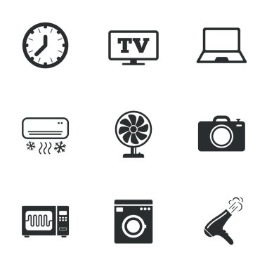 Ev aletleri, aygıt simgeleri.