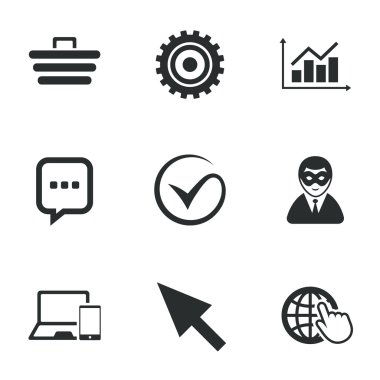 Internet, seo simgeler.