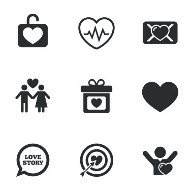 Aşk, Sevgililer günü simgeler.