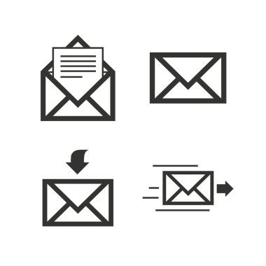 posta zarf simgeleri.