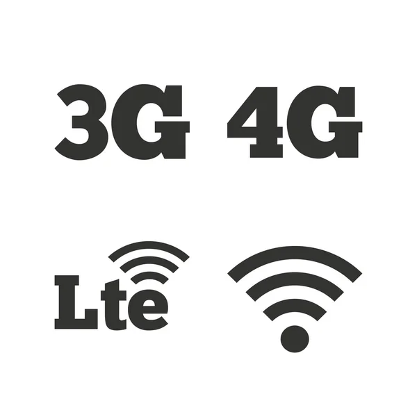 Ícones de telecomunicações móveis . —  Vetores de Stock