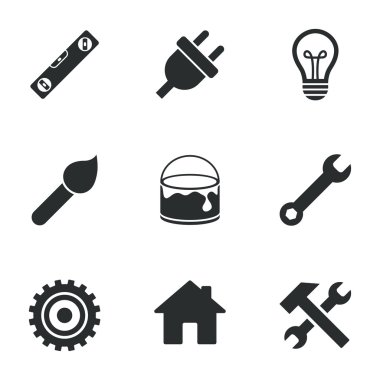 Onarım, inşaat simgeler.