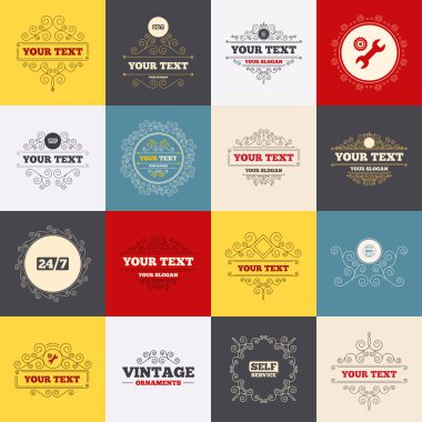 Onarım düzeltme aracı simgeler.