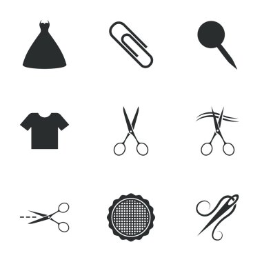 Terzi, dikiş ve nakış simgeleri.