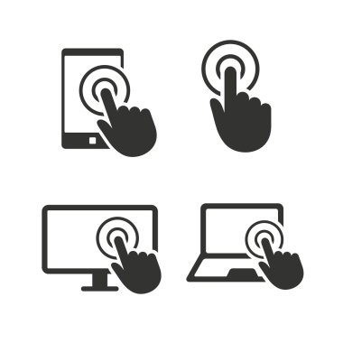 dokunmatik ekran smartphone.