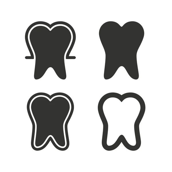 Tooth enamel protection icons. — Stock Vector