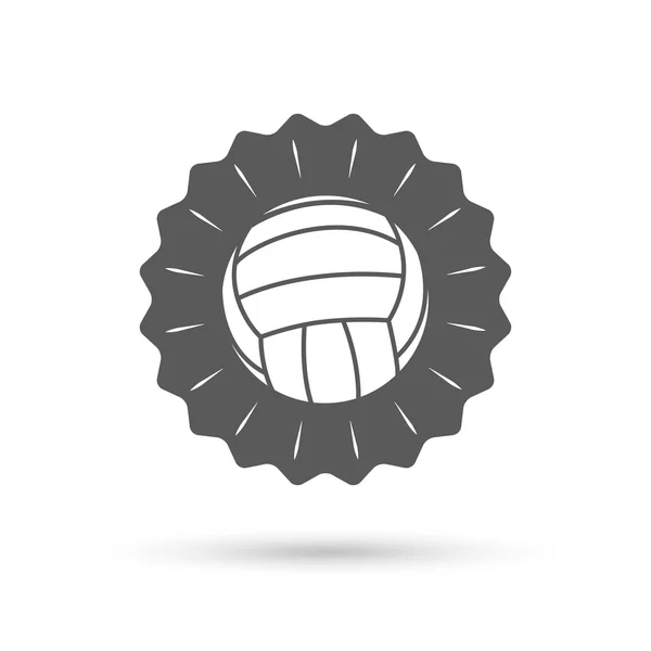 Volleybal teken pictogram. — Stockvector