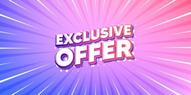 Özel güneş ışınları gradyan bayrağı. Işık patlaması arka planı. Özel teklif etiketi. Satış fiyatı tabelası. Reklam indirimleri sembolü. Artan güneş ışınları. Güneş ışığı. Vektör