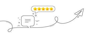 Metin mesaj satırı simgesi. Paylaşım düzlemiyle aralıksız çizgi. Sohbet tabelası. Konuşma balonu sembolü. Konuşma balonunda beş yıldızlı değerlendirme. Tek satırlık kısa mesaj şeridi. Döngü eğrisi modeli. Vektör