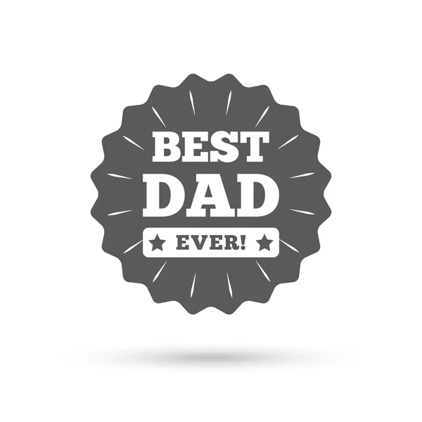 Najlepszy ojciec kiedykolwiek Zarejestruj — Wektor stockowy