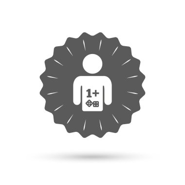 Masa oyunları işareti simgesi.