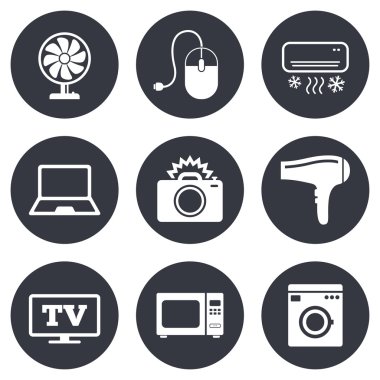 Ev aletleri, aygıt simgeleri.