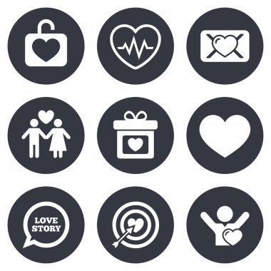 Aşk, Sevgililer günü simgeler.