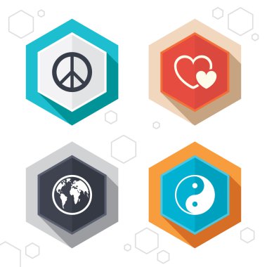 Dünya küre simgeler