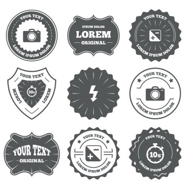 Fotoğraf makinesi simgeleri