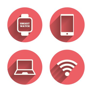 Defter ve akıllı telefon simgeleri