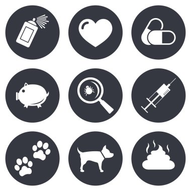 Veteriner, Evcil hayvan simgeler.