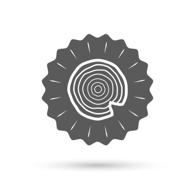 ahşap işareti simgesi.